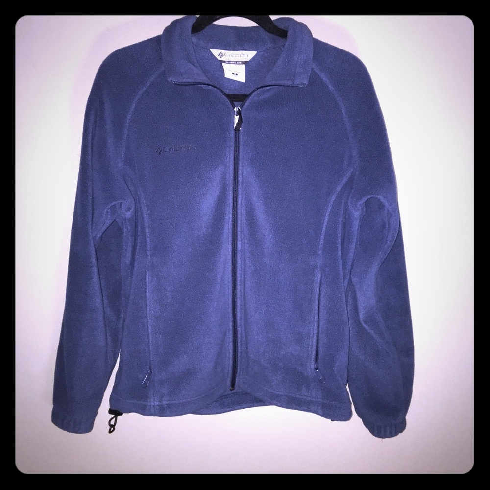 Women’s Columbia Blue Full Zip Fleece size M